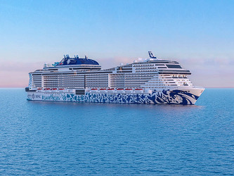 MSC Euribia Cruise Ship, France